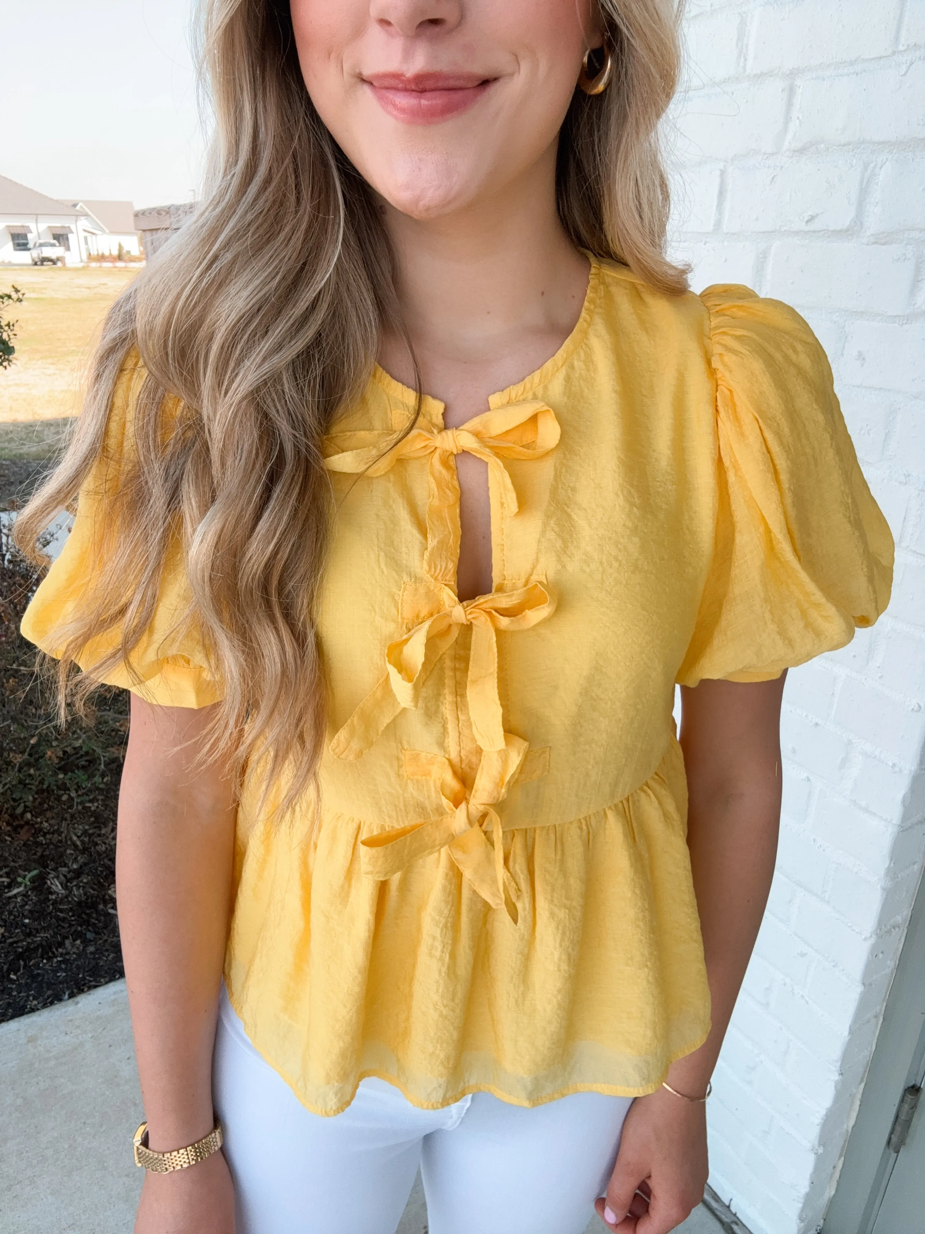 The Sally Bow Top