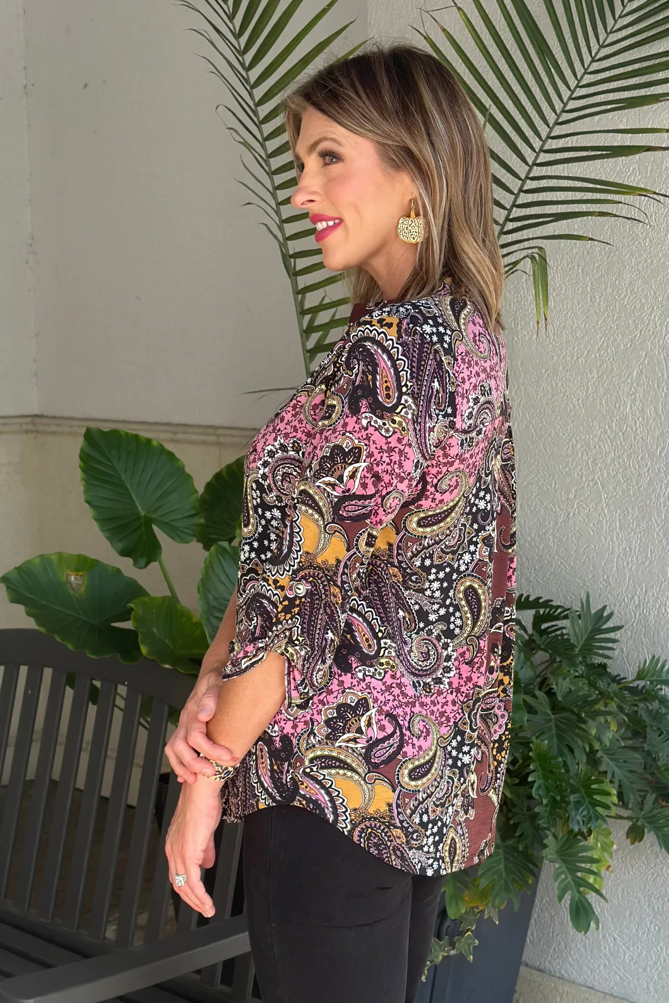 TPN Seasons Edge Paisley Top