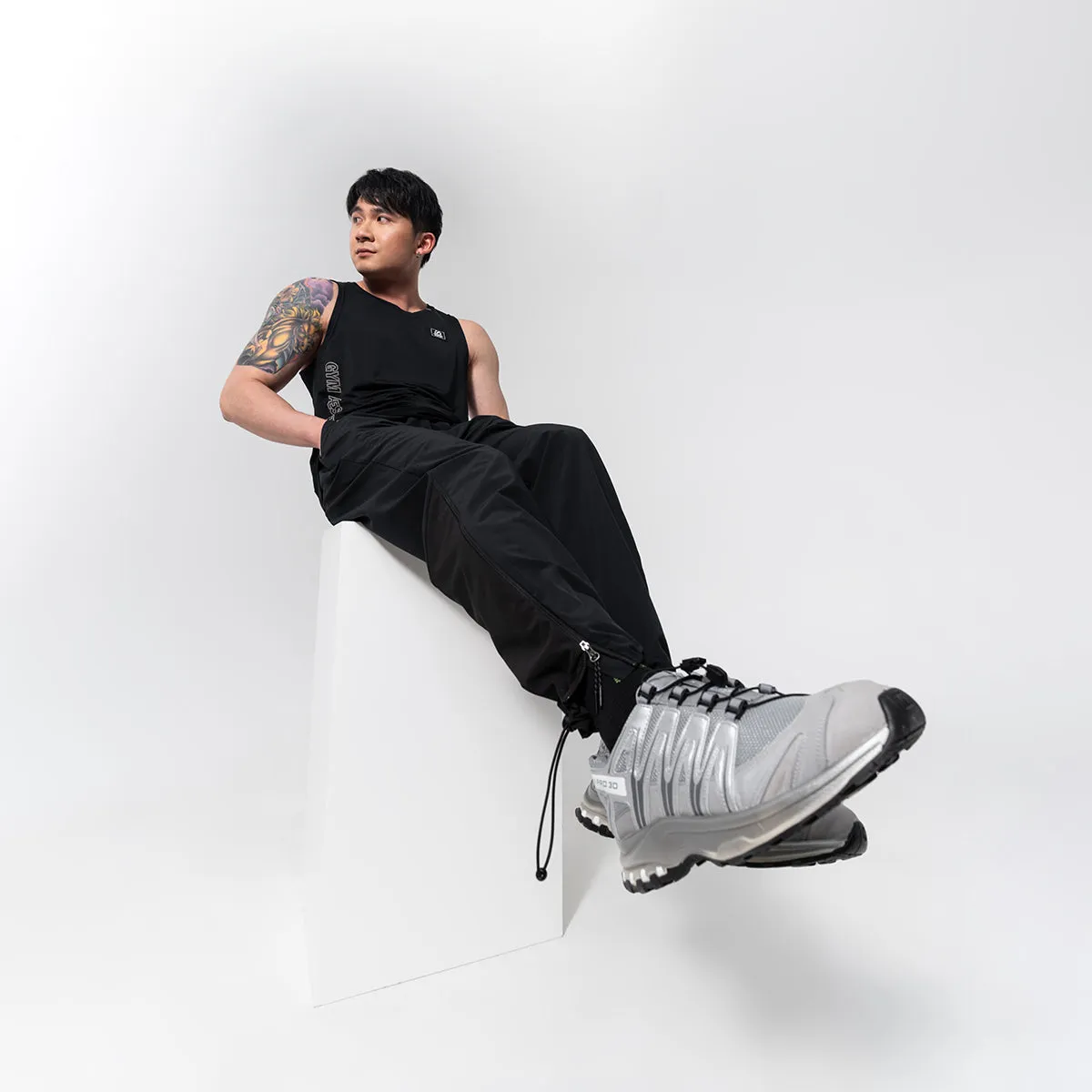Trendy Activewear Tear away Straight pants for Men