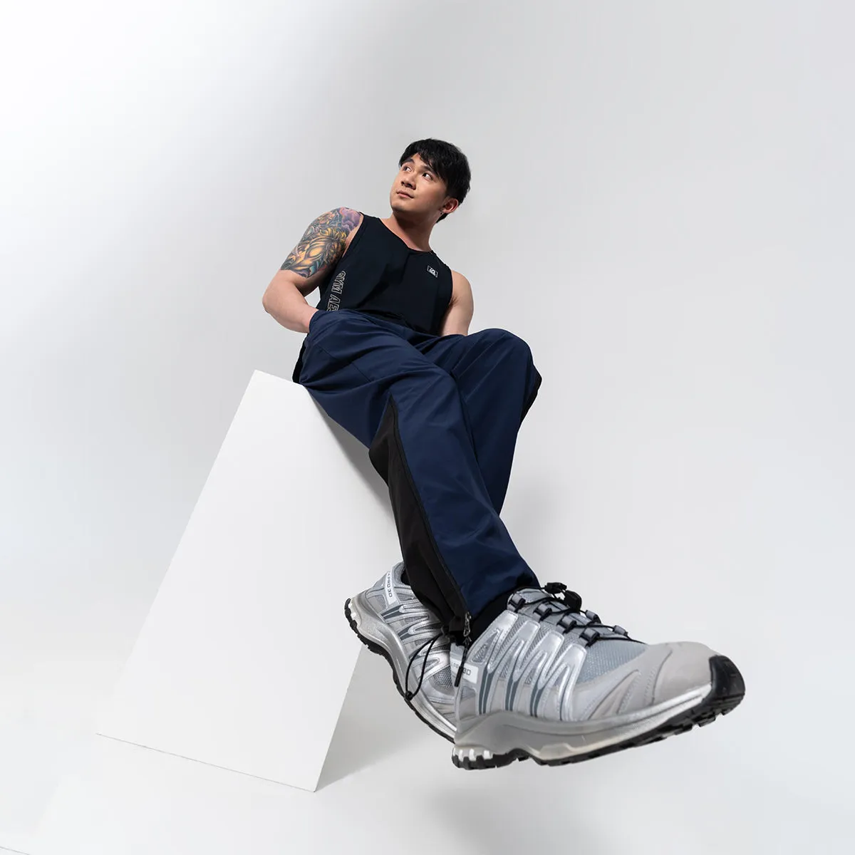 Trendy Activewear Tear away Straight pants for Men