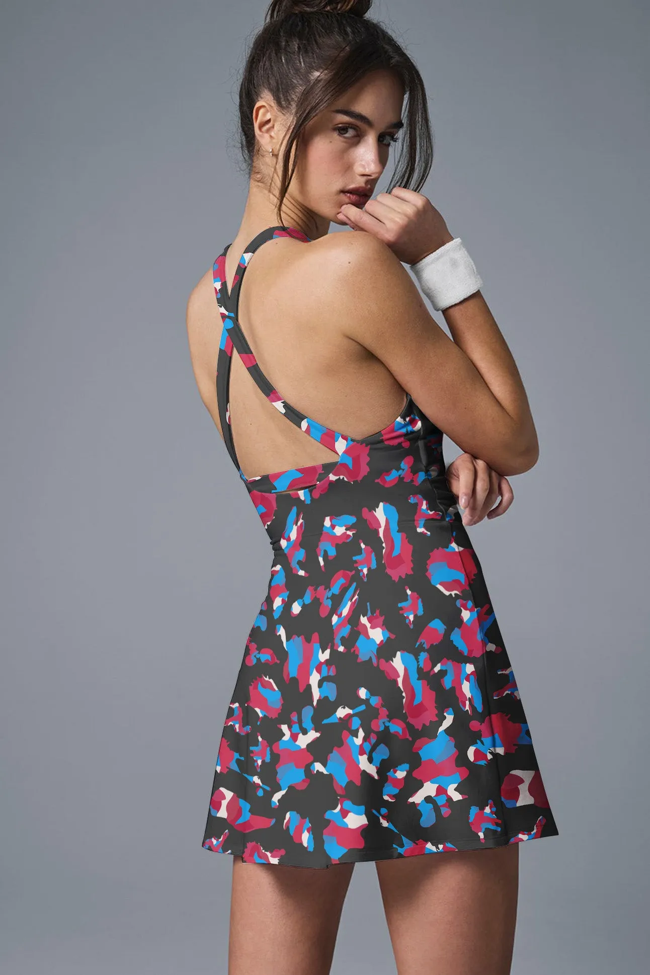 Urban Camo Ace Dress – Racerback Sports Dress for Women