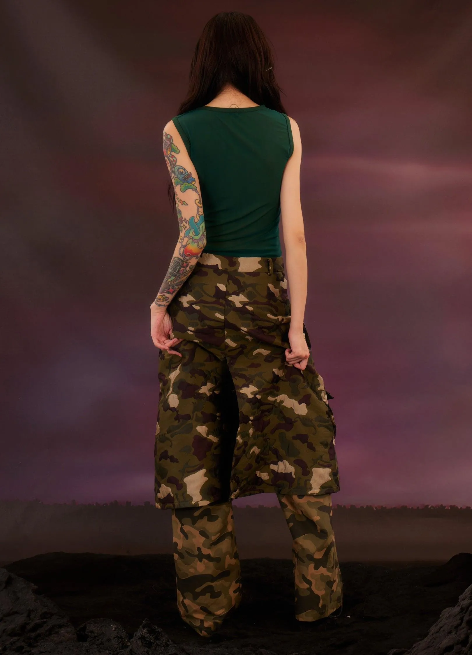 Urban Camo Cargo Trousers