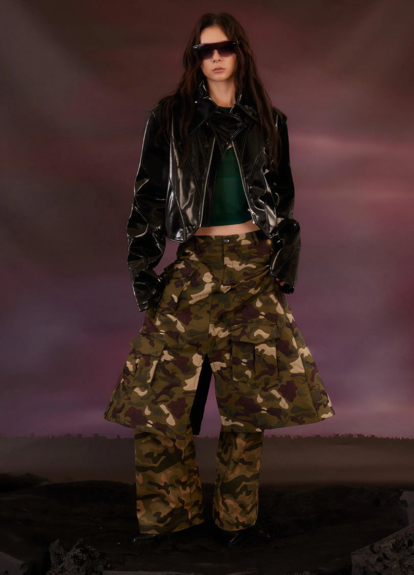 Urban Camo Cargo Trousers