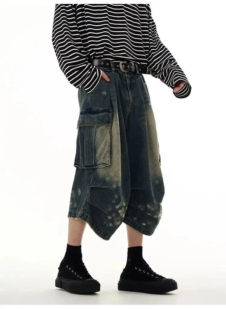 Urban Distressed Cargo Jorts
