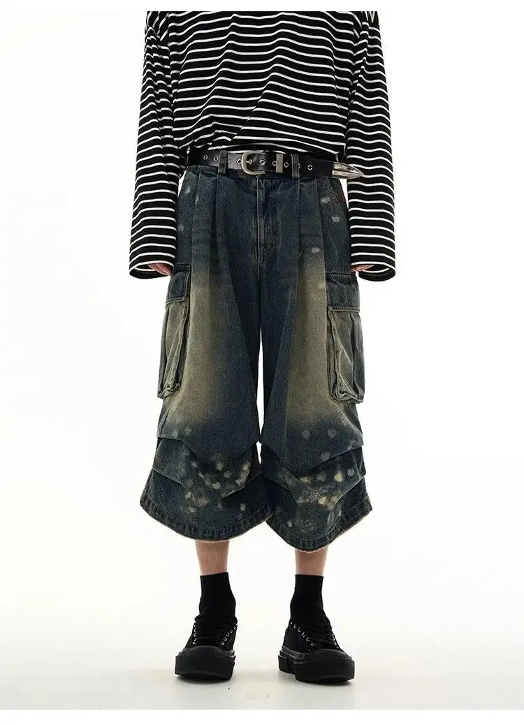 Urban Distressed Cargo Jorts