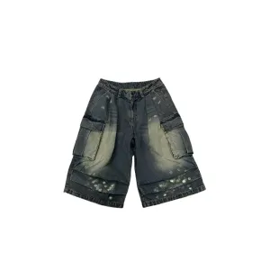 Urban Distressed Cargo Jorts