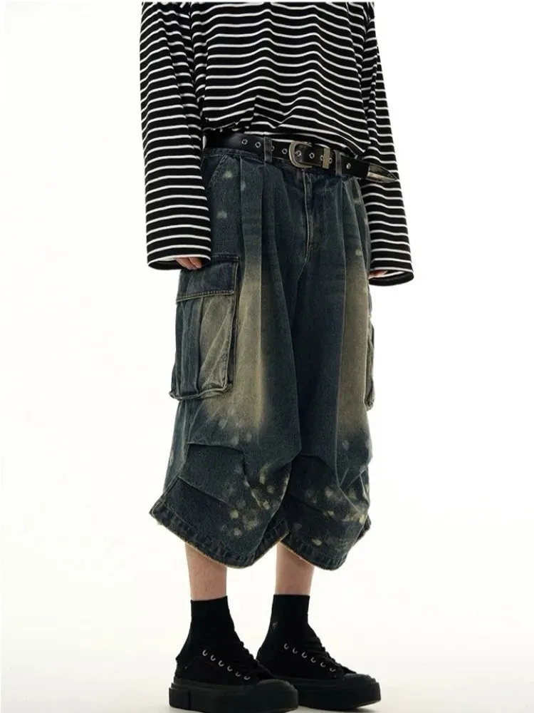 Urban Distressed Cargo Jorts