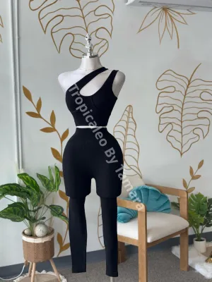 Urban Flex Black High-Waist Pants