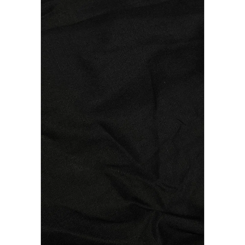 Urban Suburban Black Shorts with Contrast Detail