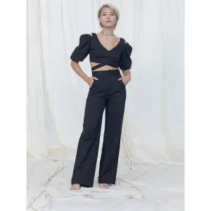 Urban Suburban Black Textured Pants