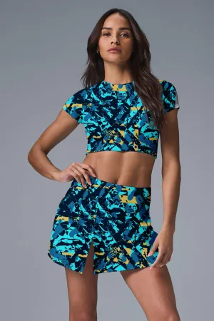 Urban Velocity 2-Piece Active Set – Women’s Crop Top & Skort for Tennis, Pickleball & Training