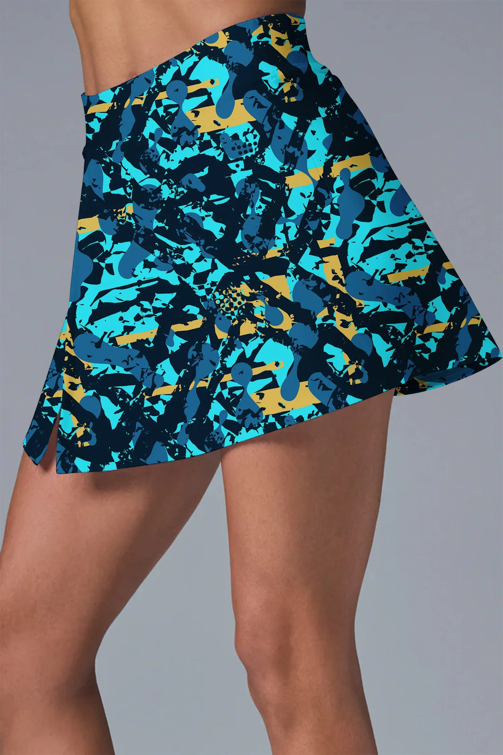 Urban Velocity 2-Piece Active Set – Women’s Crop Top & Skort for Tennis, Pickleball & Training