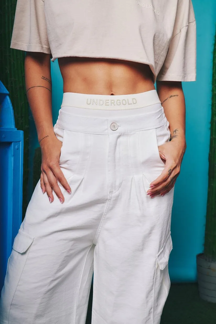 Urban Wide Leg Pant White