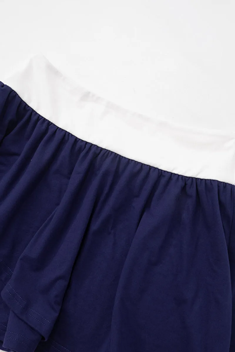 US3137 Crop Top and Mini Skirt Set