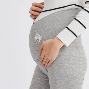 V Low Waist Belly Maternity Legging Spring Autumn Fashion Knitted Clothes for Pregnant Women