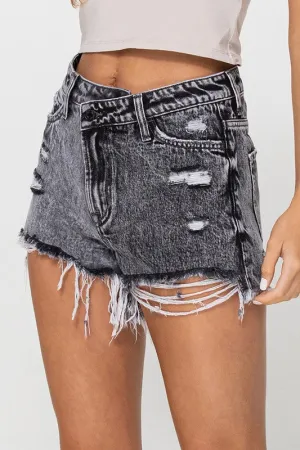 VERVET by Flying Monkey Super High Rise 2 Toned Short