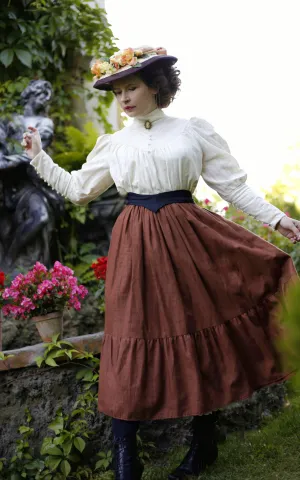 Victorian Skirt with Shirring (Different colors)
