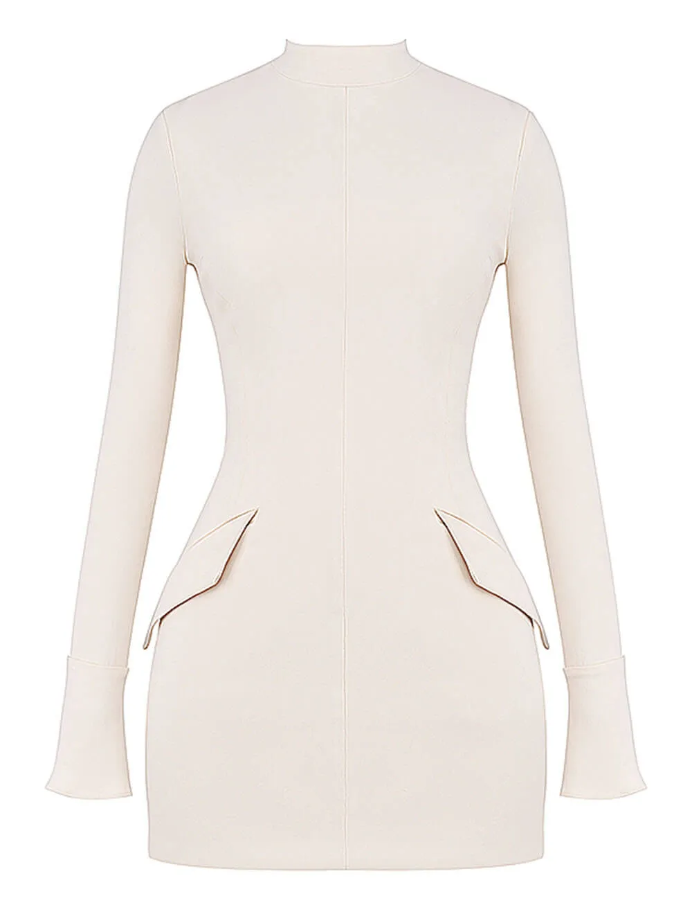 Vintage Cream Mini Dress