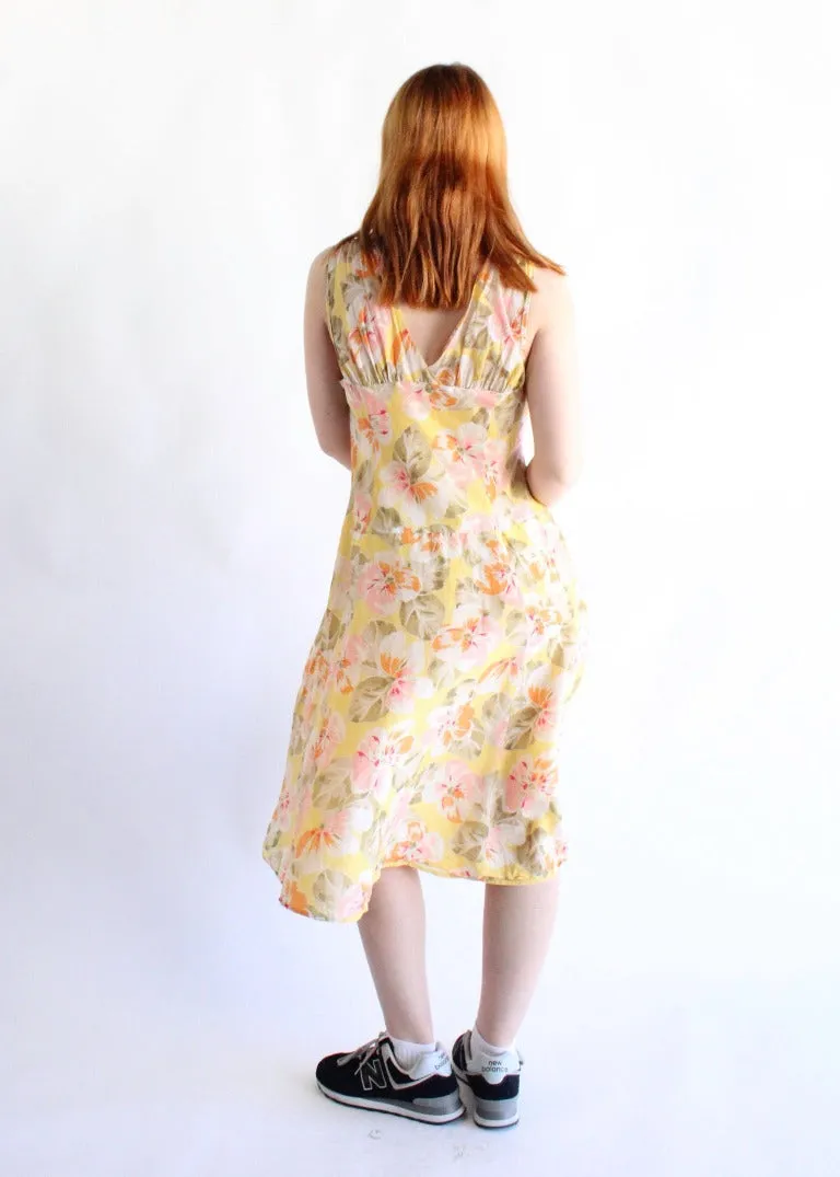 Vintage Floral Dress D0505
