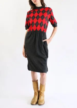 Vintage Knit Dress D0558