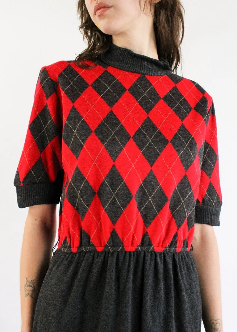Vintage Knit Dress D0558