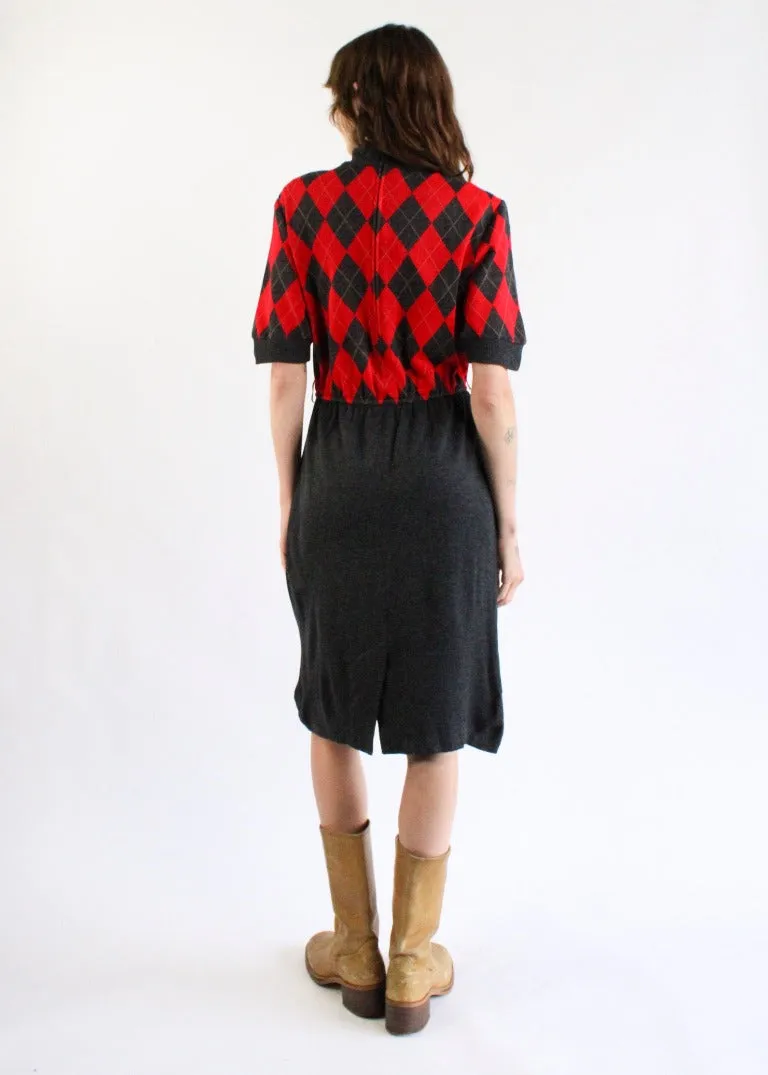 Vintage Knit Dress D0558