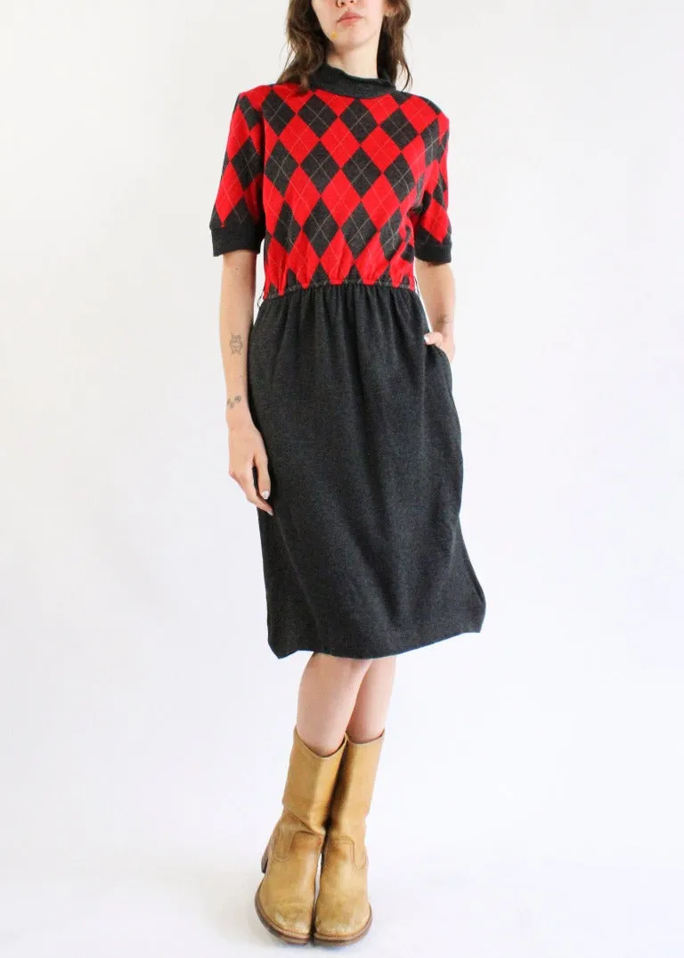 Vintage Knit Dress D0558