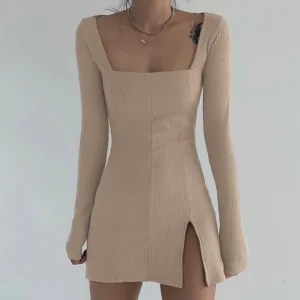 vintage long sleeve dress  KF50101