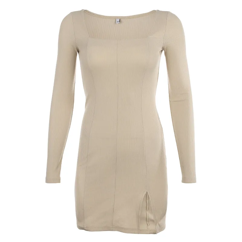 vintage long sleeve dress  KF50101