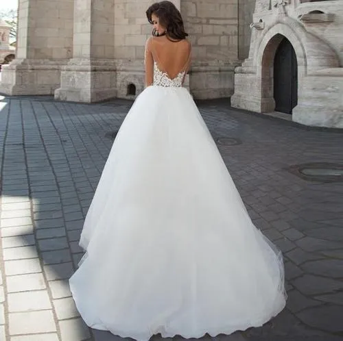 Vintage Mermaid Wedding Dresses with Scoop Neck Design