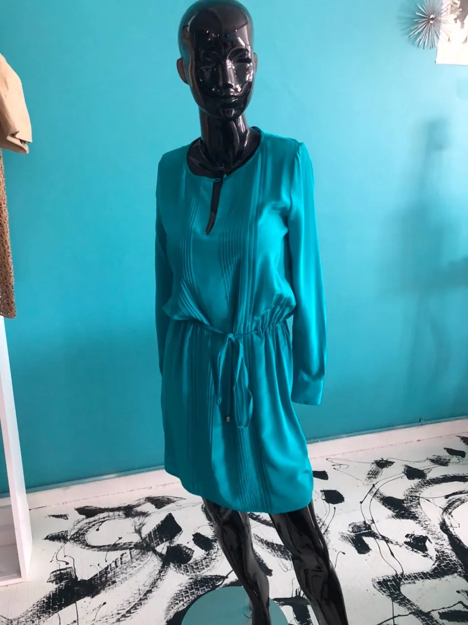 Vintage Teal Dresses, size S