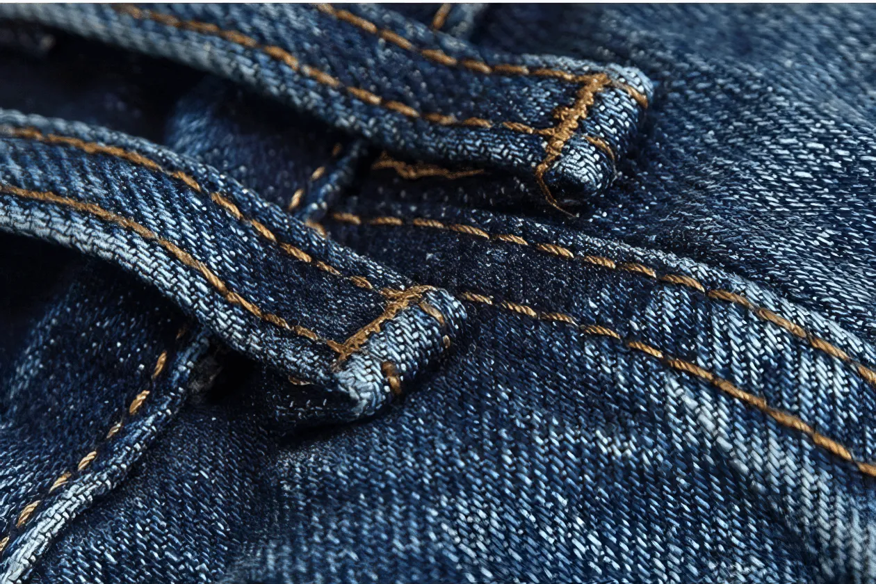 Vintage Washed 15oz Denim Cargo Pants – Loose Fit