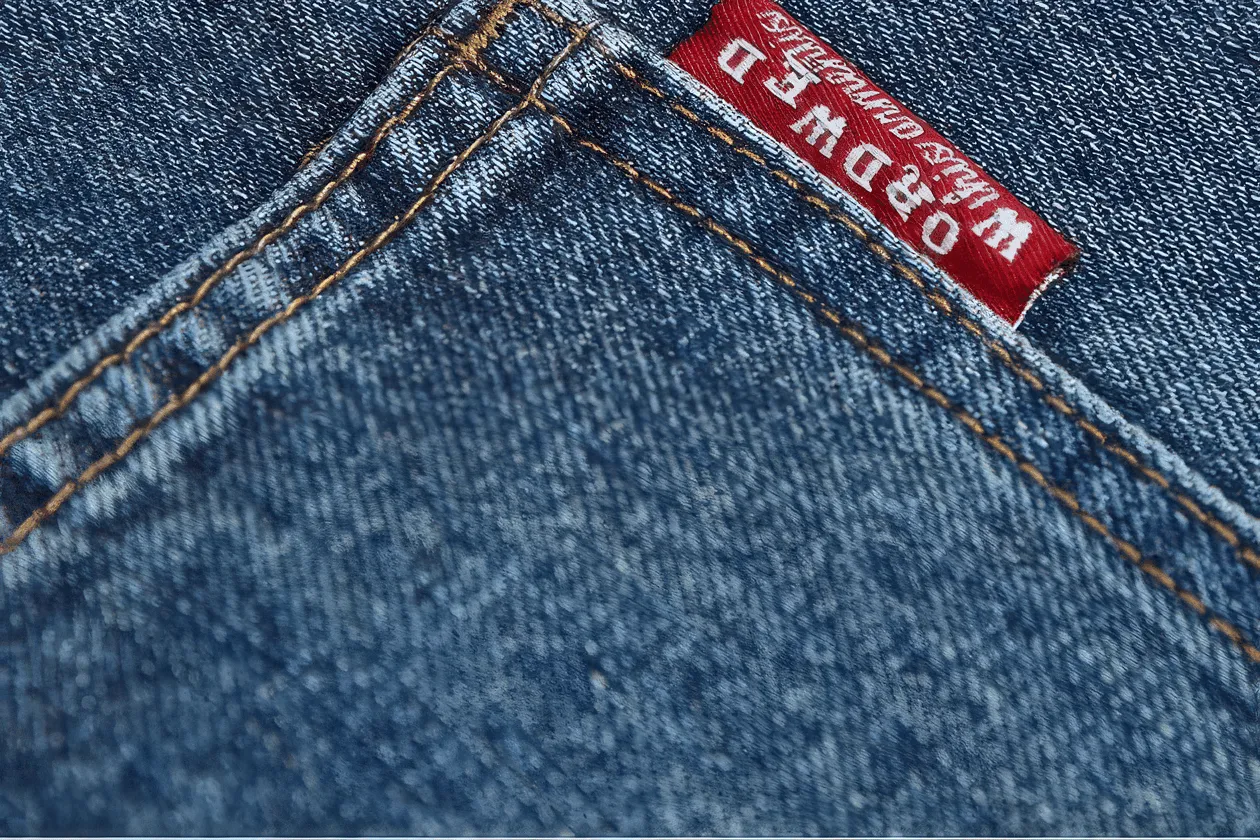 Vintage Washed 15oz Denim Cargo Pants – Loose Fit