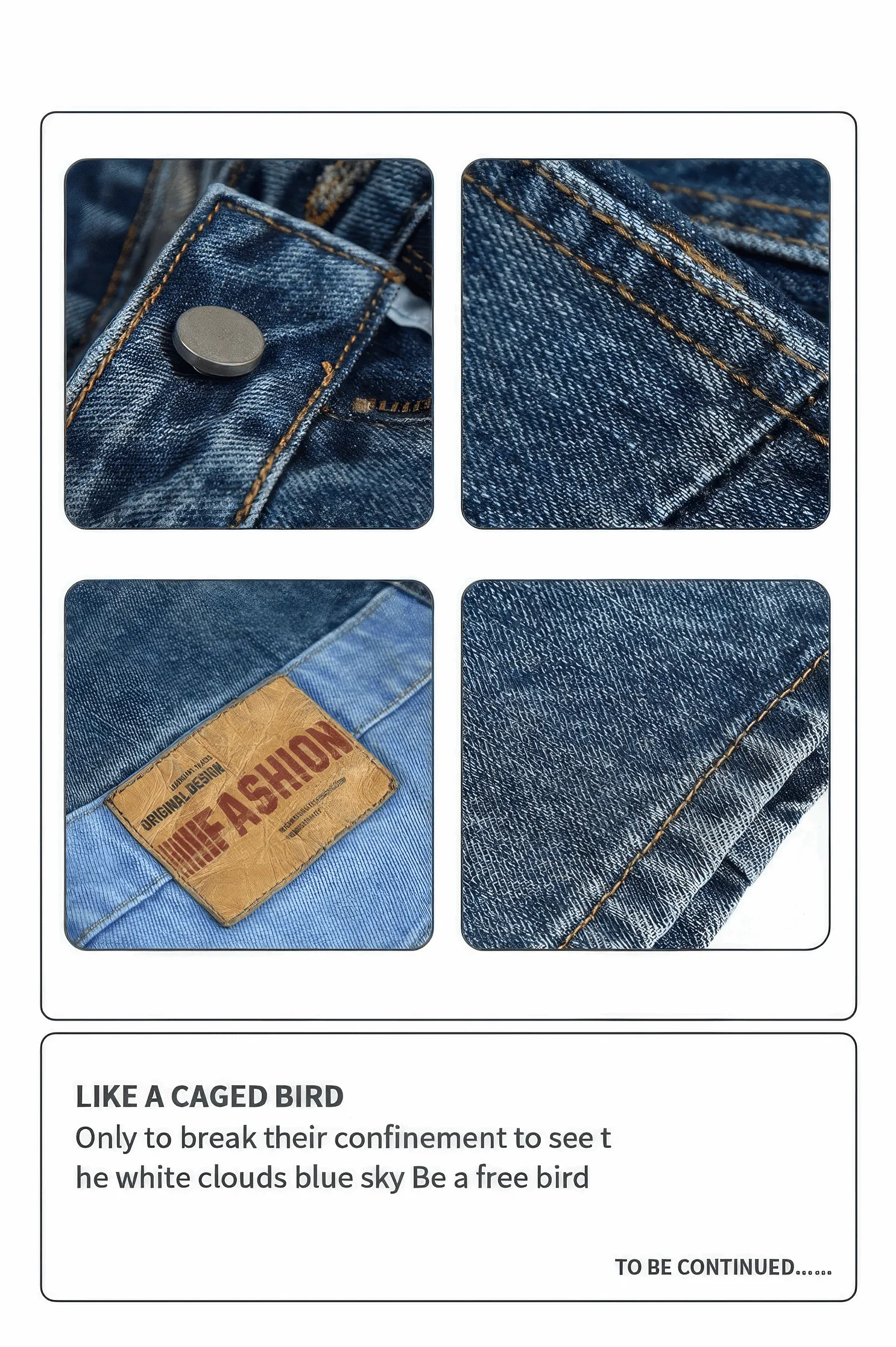 Vintage Washed 15oz Denim Cargo Pants – Loose Fit