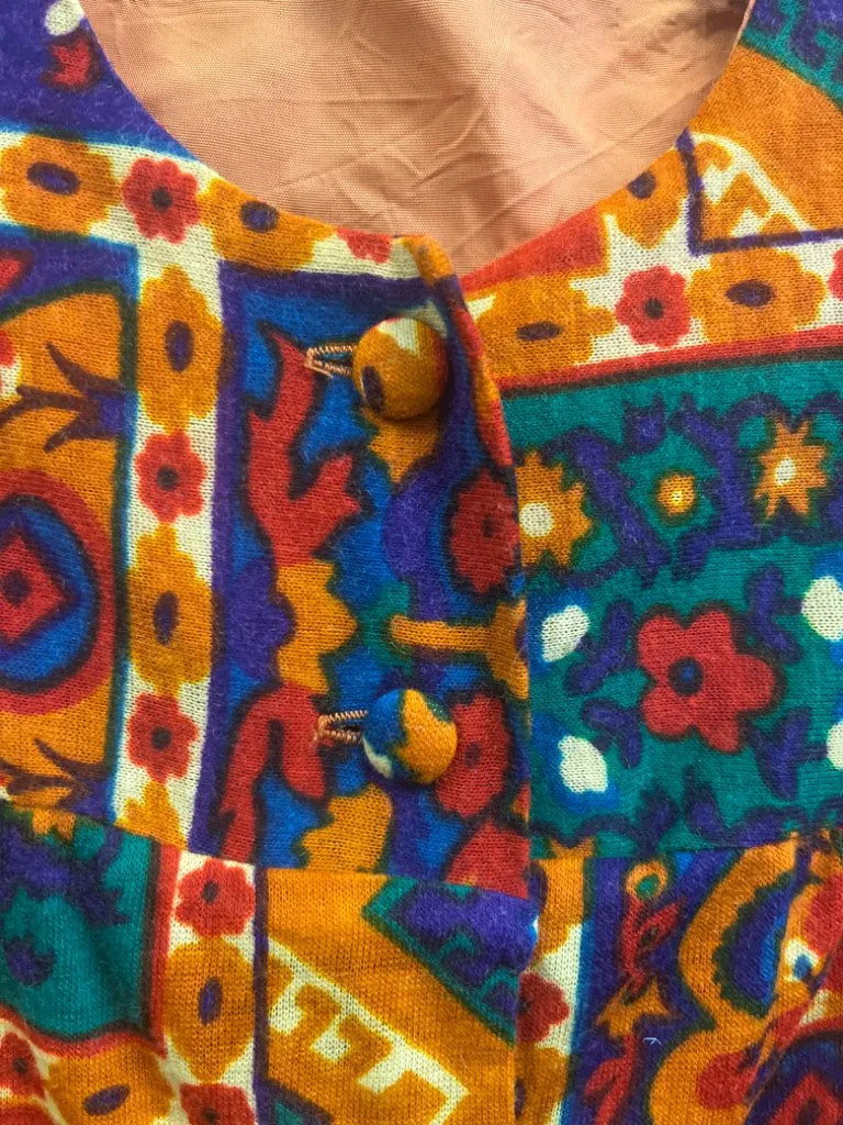 VTG 70’s FULL BUTTON DRESS