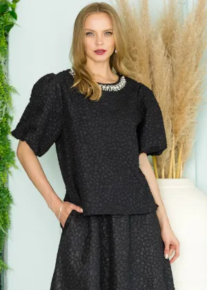 Windelle Textured Pearl Top