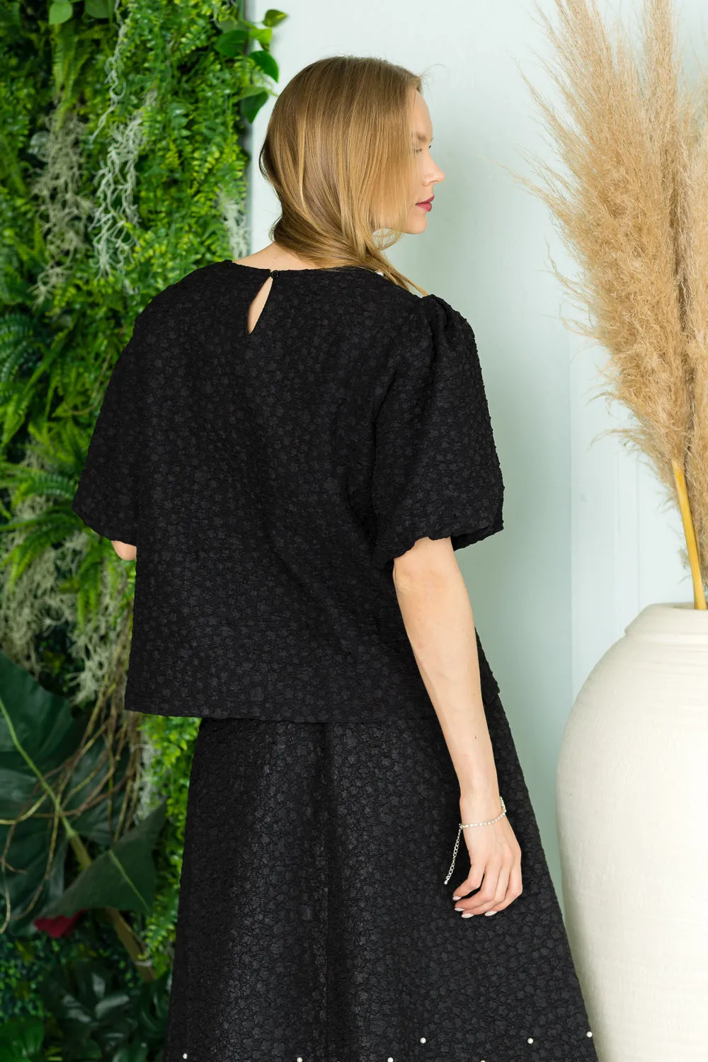Windelle Textured Pearl Top