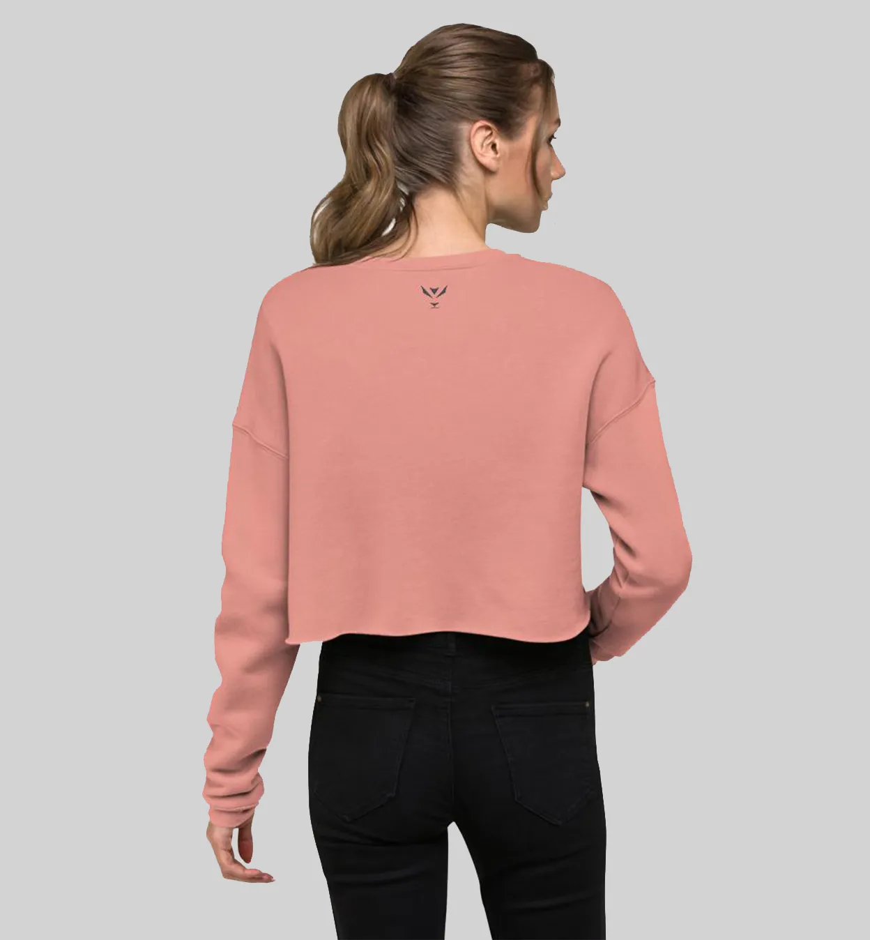 Women Activewear UI Stay Wild Lion Crop Sweatshirt