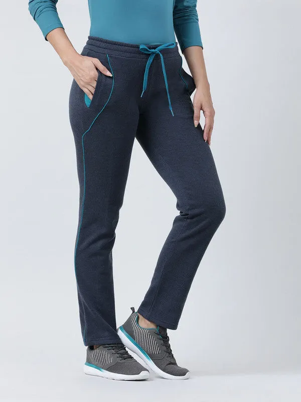 Women Steel Grey Solid Track Pant- NEO CLASSIC TRACK XC - STG