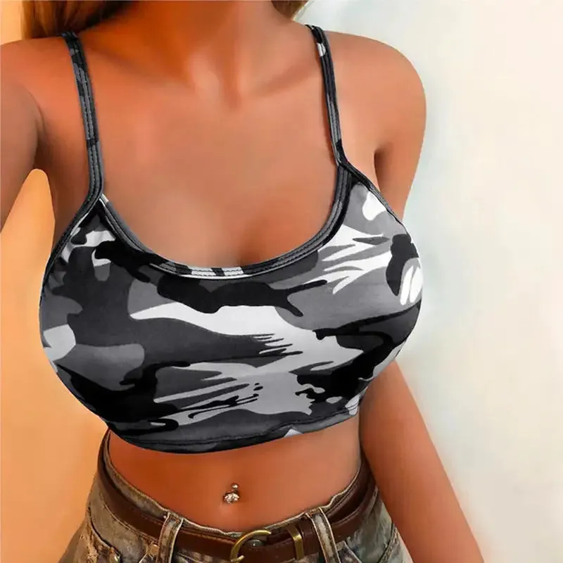 Women's Camouflage Crop Top