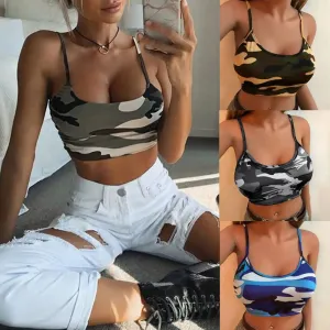 Women's Camouflage Crop Top