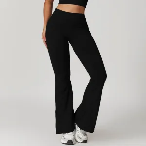 Womens flare leggings for sporty casual wear