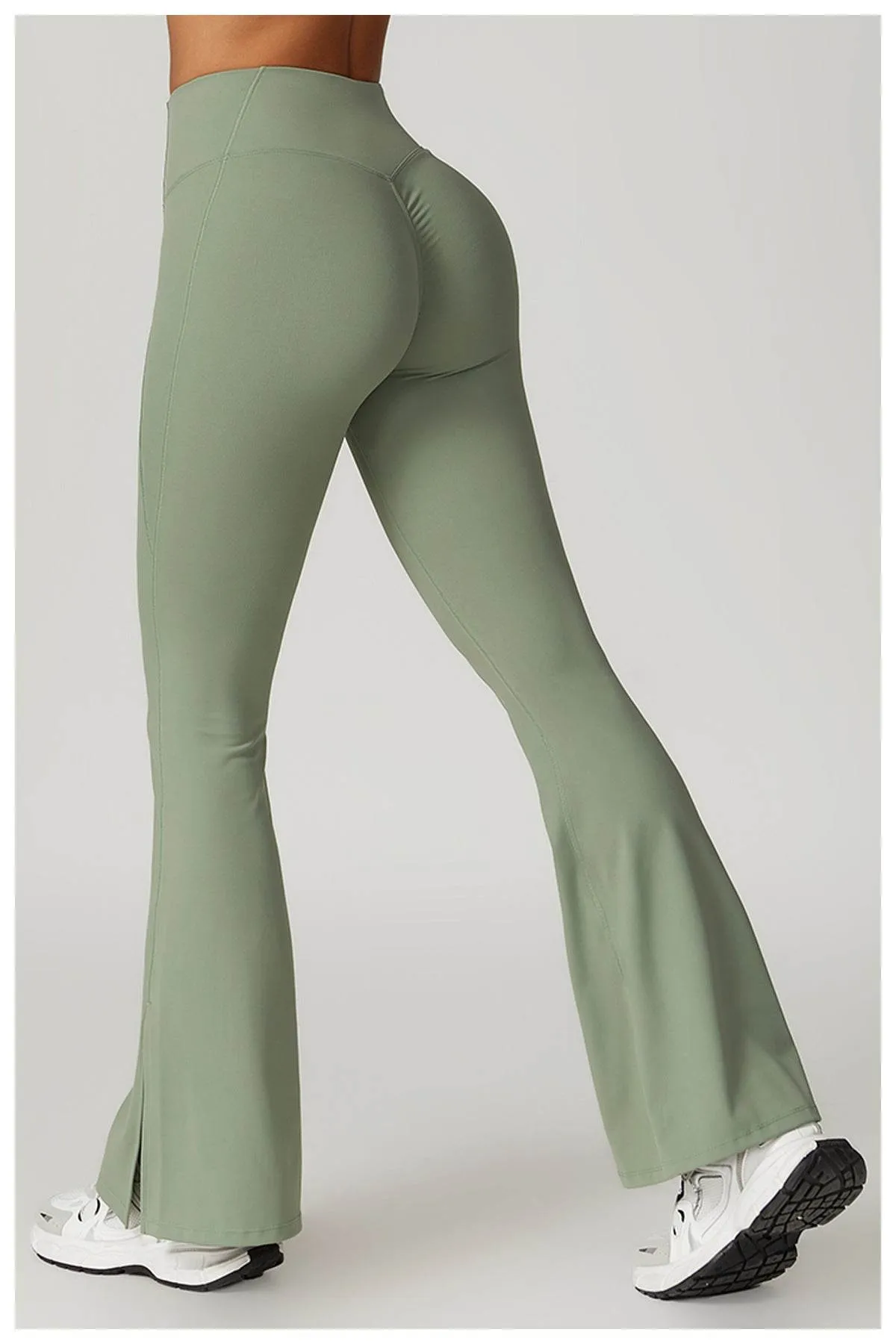 Womens flare leggings for sporty casual wear