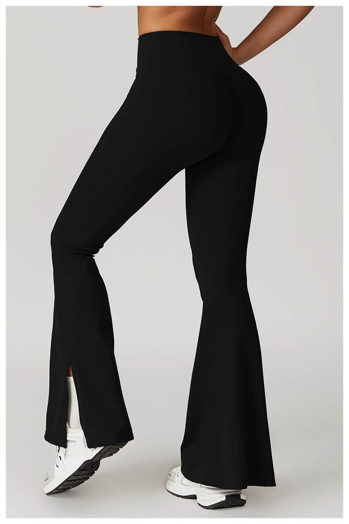 Womens flare leggings for sporty casual wear