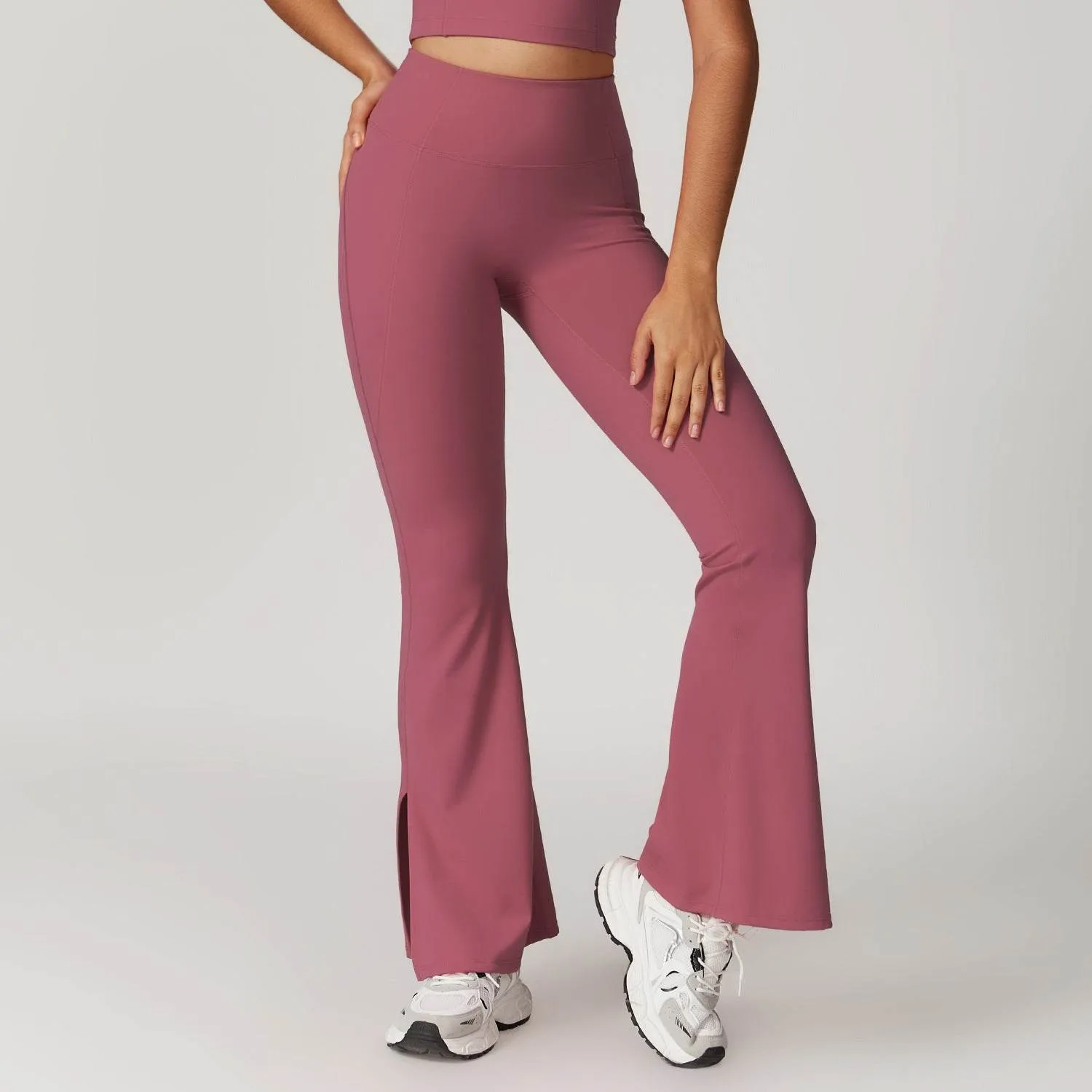 Womens flare leggings for sporty casual wear