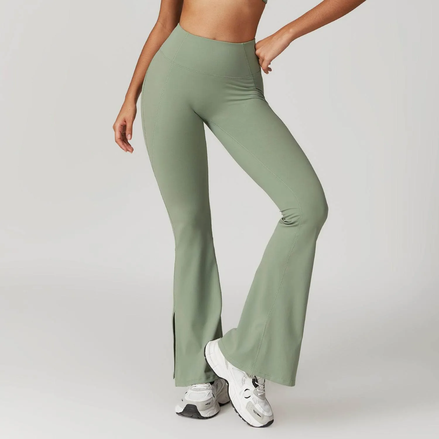 Womens flare leggings for sporty casual wear