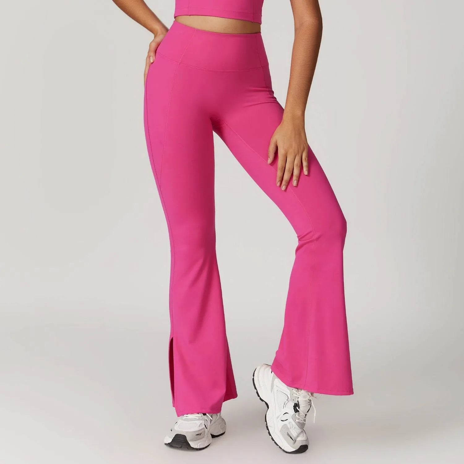 Womens flare leggings for sporty casual wear
