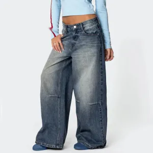 Women’s Loose Fit Wide Leg Jeans