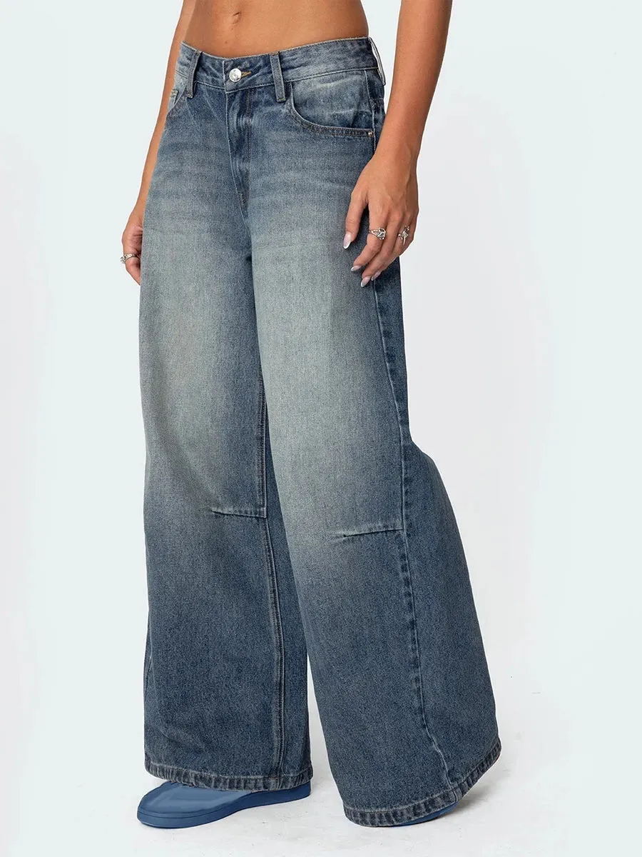 Women’s Loose Fit Wide Leg Jeans