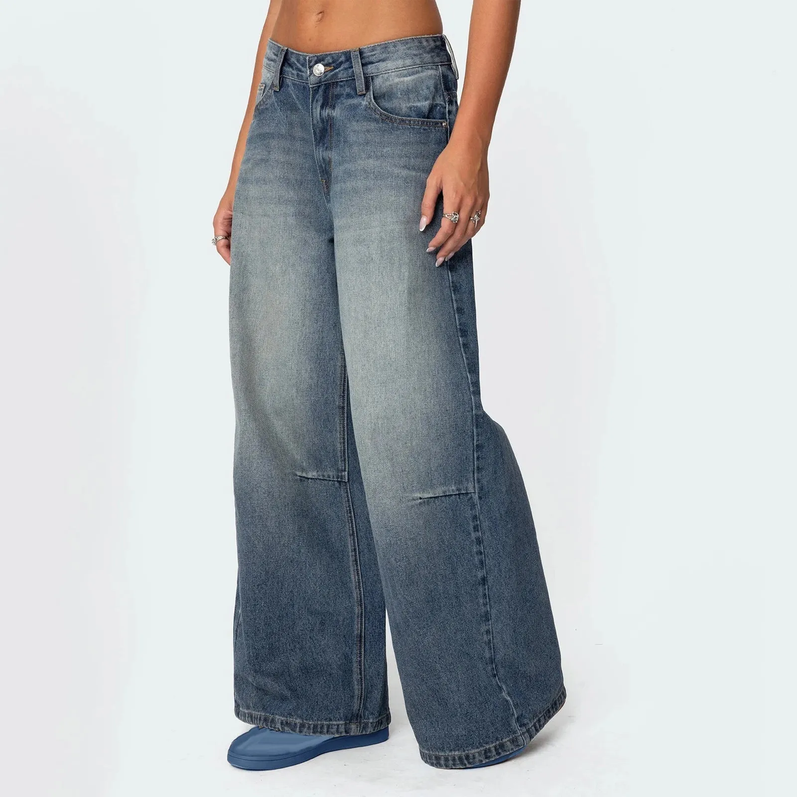 Women’s Loose Fit Wide Leg Jeans
